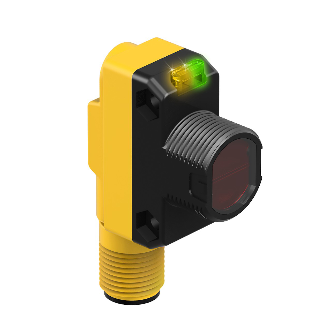 Banner Engineering Photoelectric Sensor; Polar Retro; Rectangular; 3.5m Range; 10-30VDC; PNP; LO/DO Configurable; M12 QD
